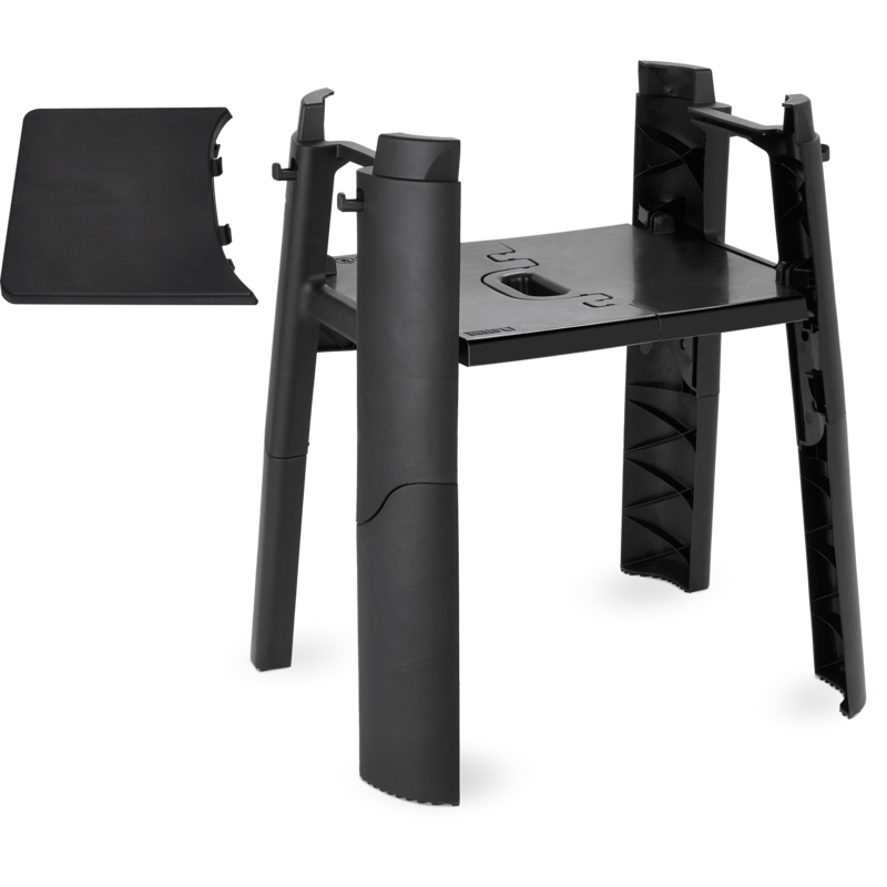 Weber Stand mit Seitentisch für Lumin Elektrogrill Grill-Untergestell, schwarz