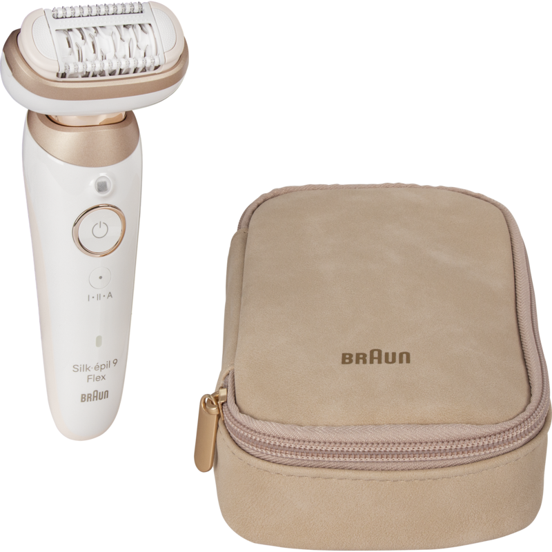 Braun Silk-épil 9-011 3D SensoSmart Epiliergerät, weiß/roségold