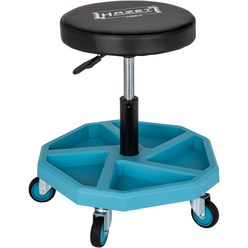 Hazet Arbeits-Sitz 195N-4, blau/schwarz, belastbar bis 150kg, höhenverstellbar
