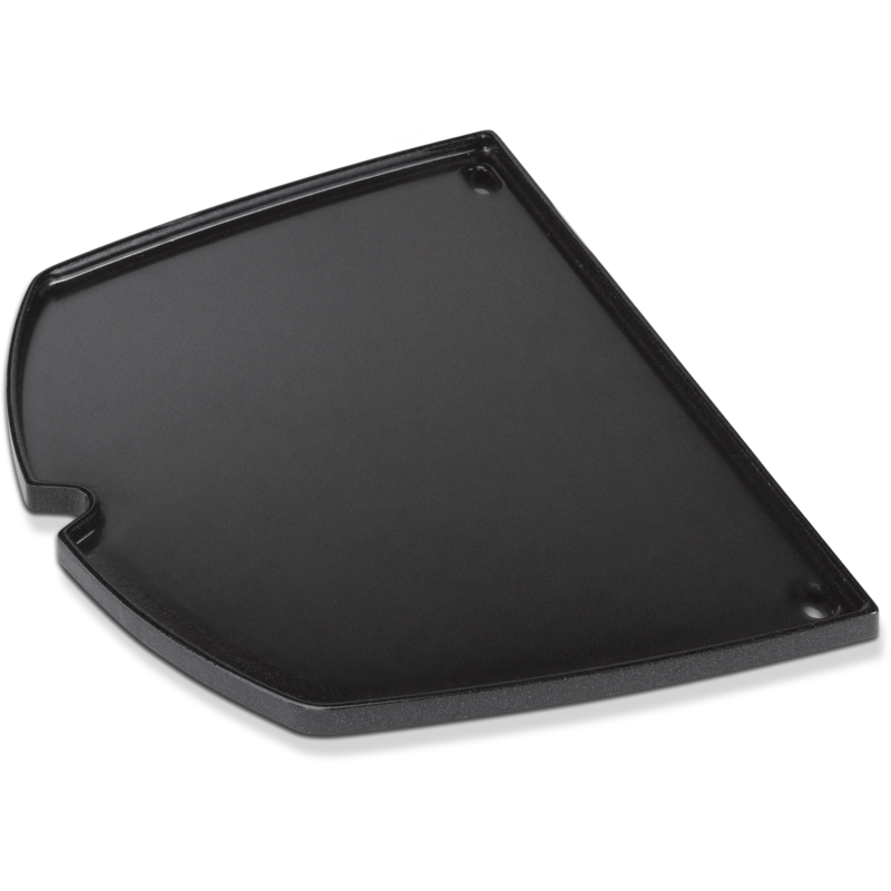 Weber Grillplatte 6506 für Q 300- / 3000-Serie Grillplatte, schwarz
