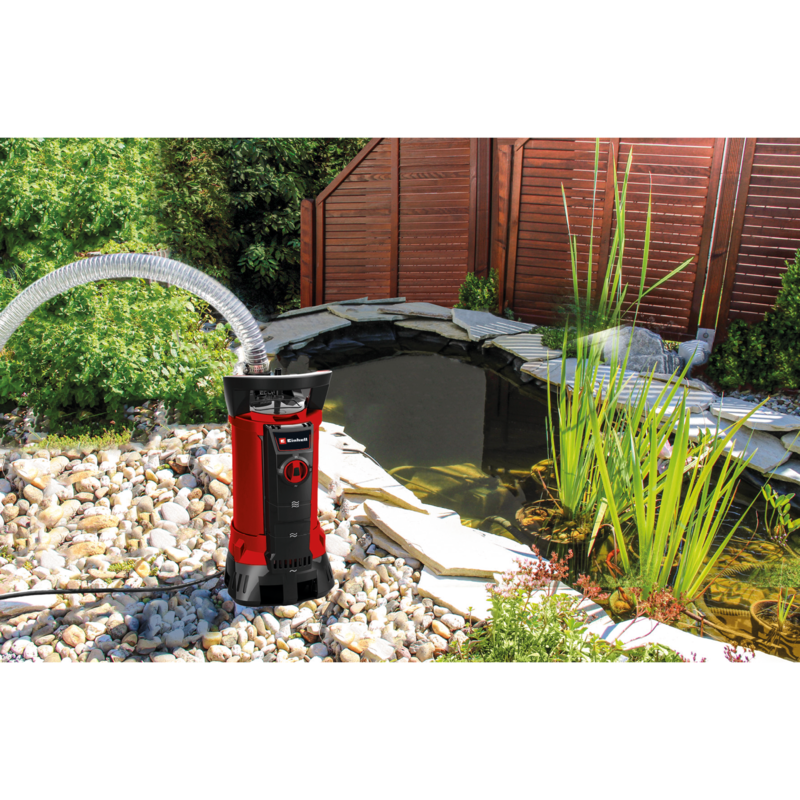EINHELL Schmutzwasserpumpe GE-DP 6935 A ECO Tauch- / Druckpumpe, rot/schwarz, Gebraucht