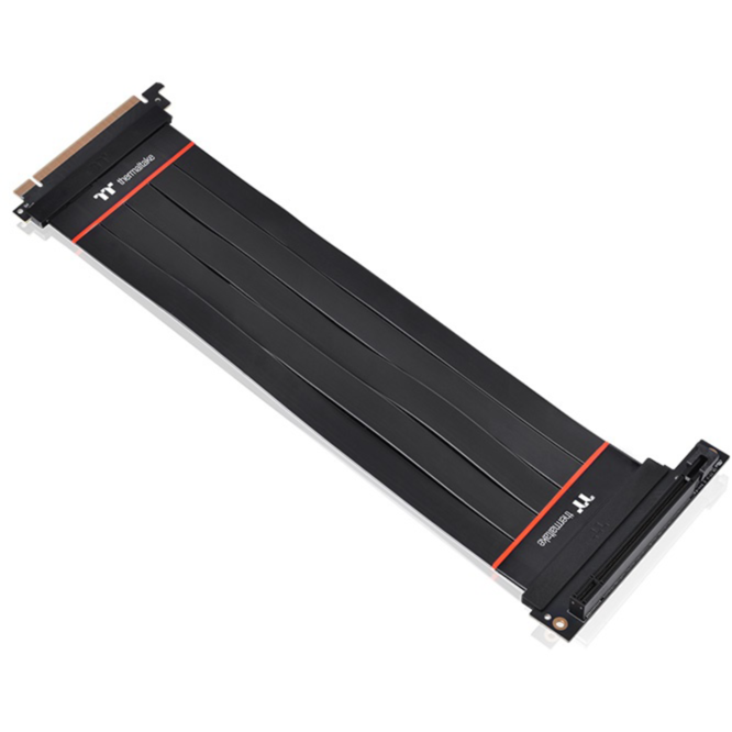Thermaltake PCIe 90° Extender Kabel 4.0 16x 30cm Verlängerungskabel, schwarz