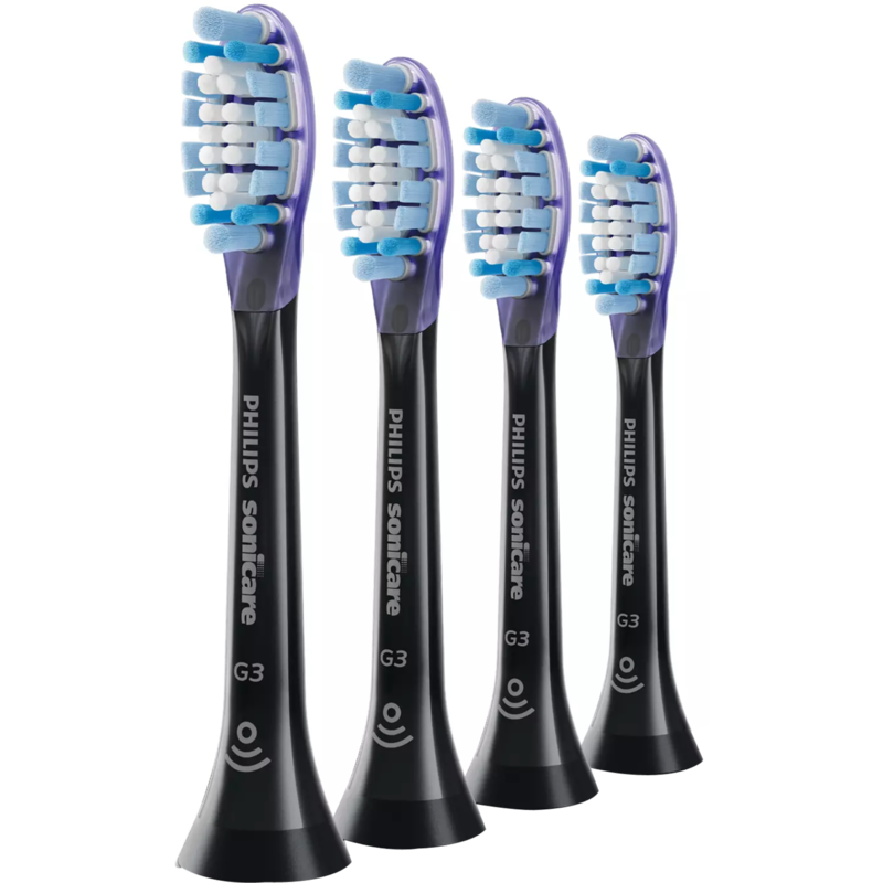 Philips Sonicare HX9054/33 G3 Premium Gum Care 4er Aufsteckbürste, schwarz
