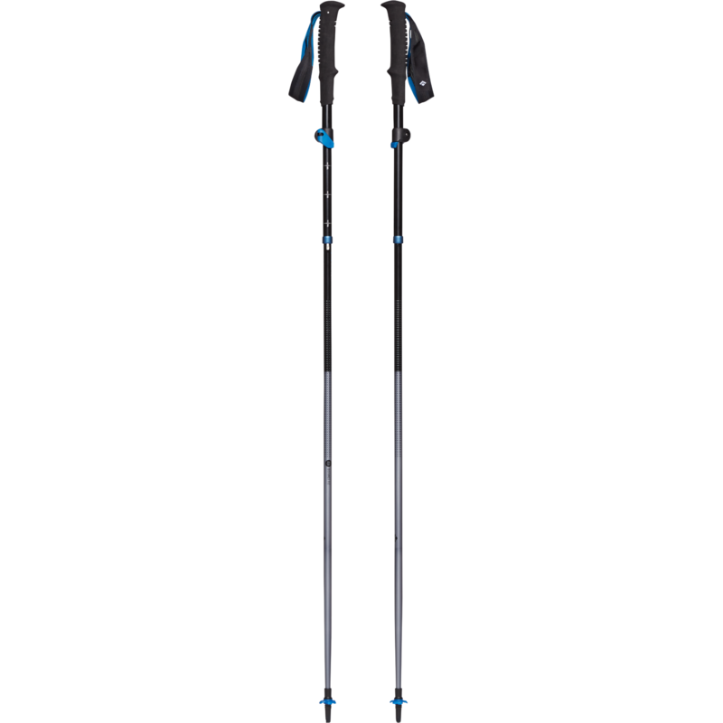 Black Diamond Trekkingstöcke Distance FLZ Fitnessgerät, grau, 1 Paar, 125-140 cm