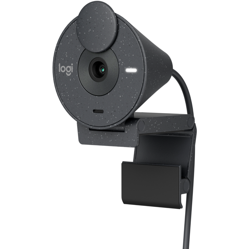 Logitech Brio 300 Webcam, schwarz, Graphite