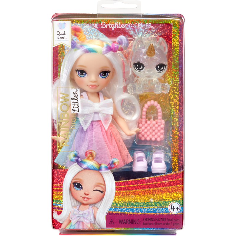 MGA Entertainment Rainbow High Littles - Opal (Rainbow) Puppe