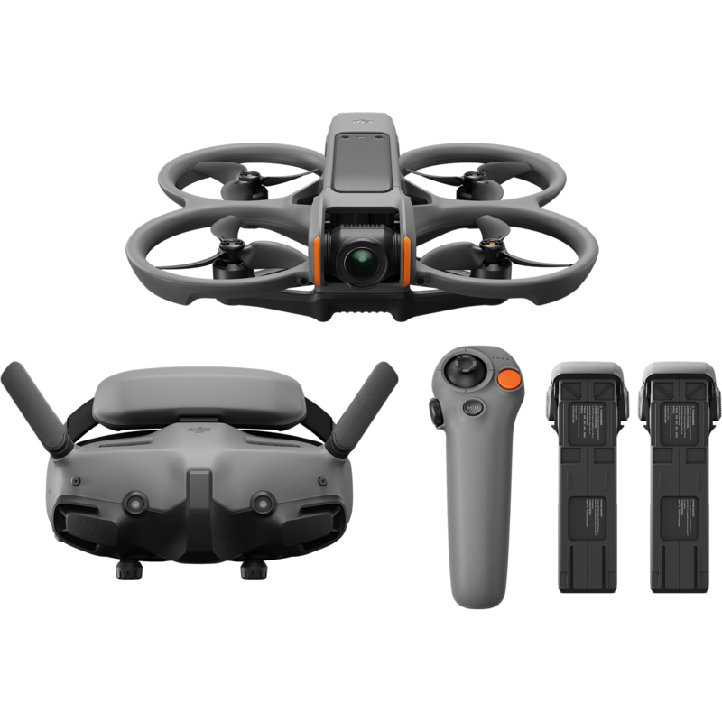 DJI Avata 2 Fly More Combo (drei Akkus) Drohne, grau, Mechanischer