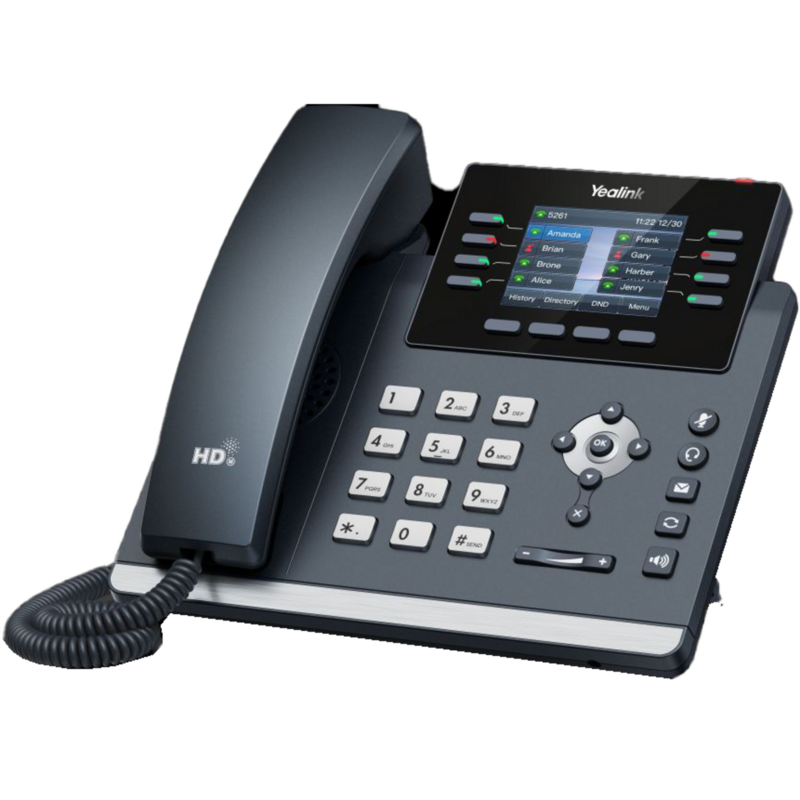 Yealink SIP-T44U VoIP-Telefon, schwarz