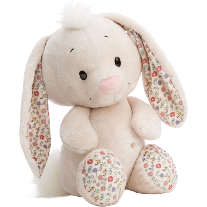 NICI Kuscheltier Hase 50 Zentimeter schlenkernd, beige