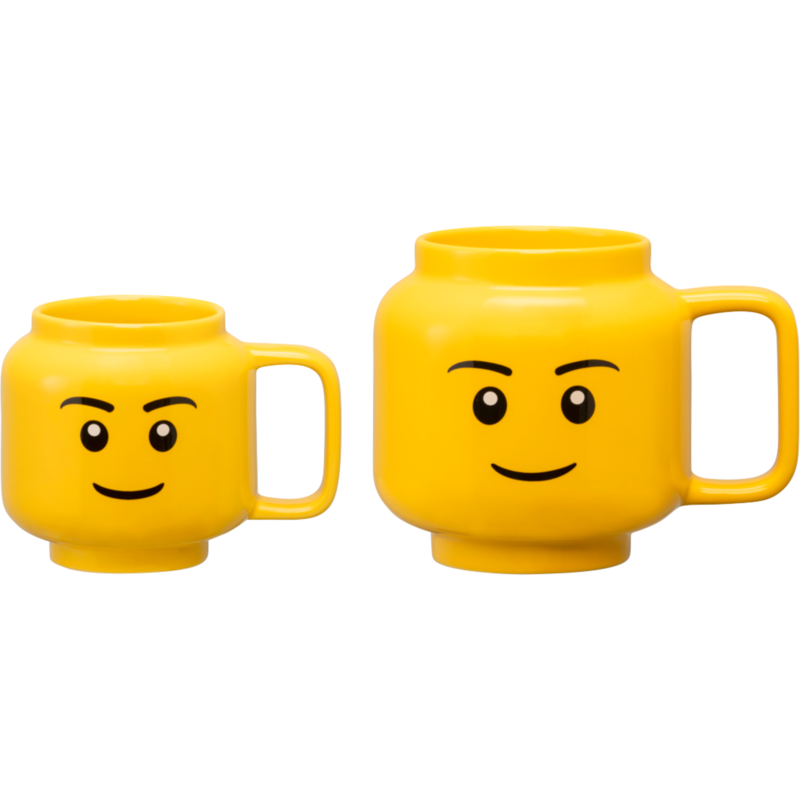 Room Copenhagen LEGO Keramiktasse Boy, groß Tasse, gelb