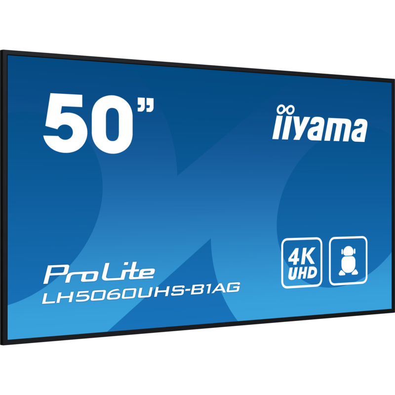 iiyama ProLite LH5060UHS-B1AG Public Display, schwarz (matt), UltraHD/4K, IPS