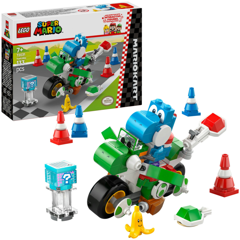 LEGO Super Mario - Mario Kart: Yoshi-Bike Konstruktionsspielzeug
