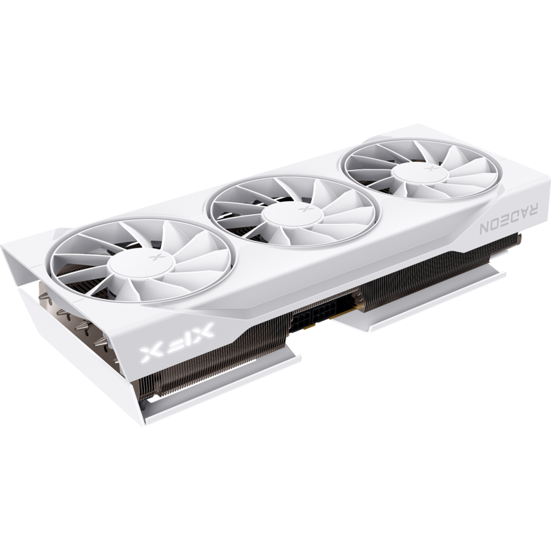 XFX Radeon RX 9070 XT Swift Grafikkarte, weiß, RDNA4, GDDR6, 3x DisplayPort, 1x