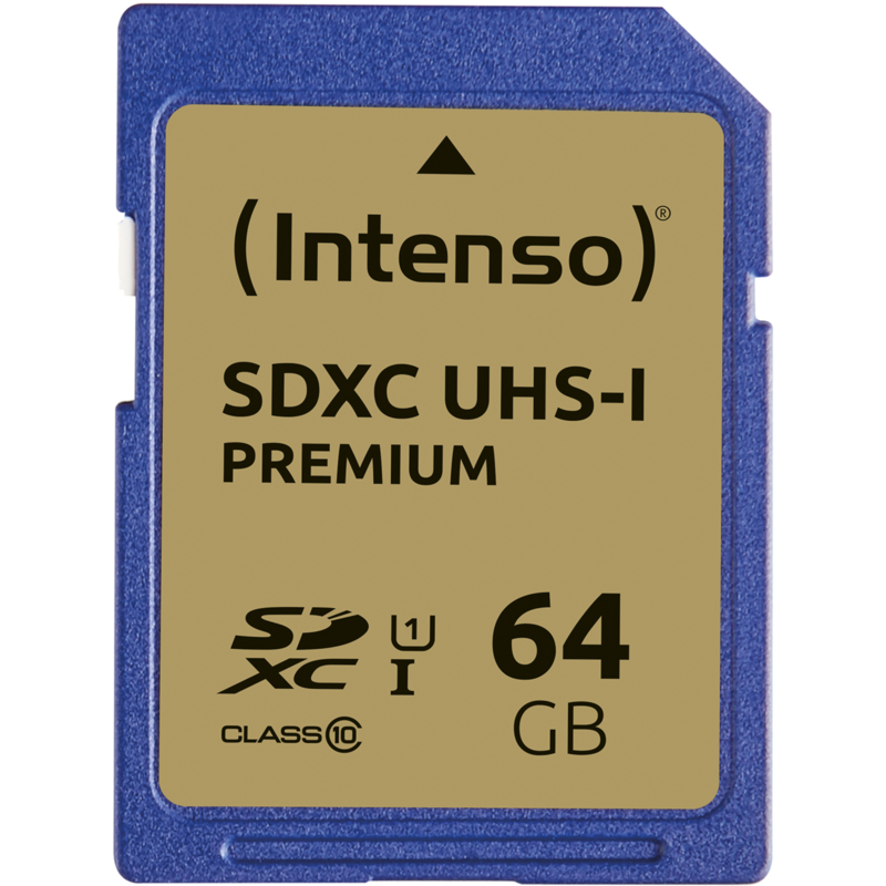 Intenso SDHC UHS-I 64 GB Speicherkarte, UHS-I U1, Class 10