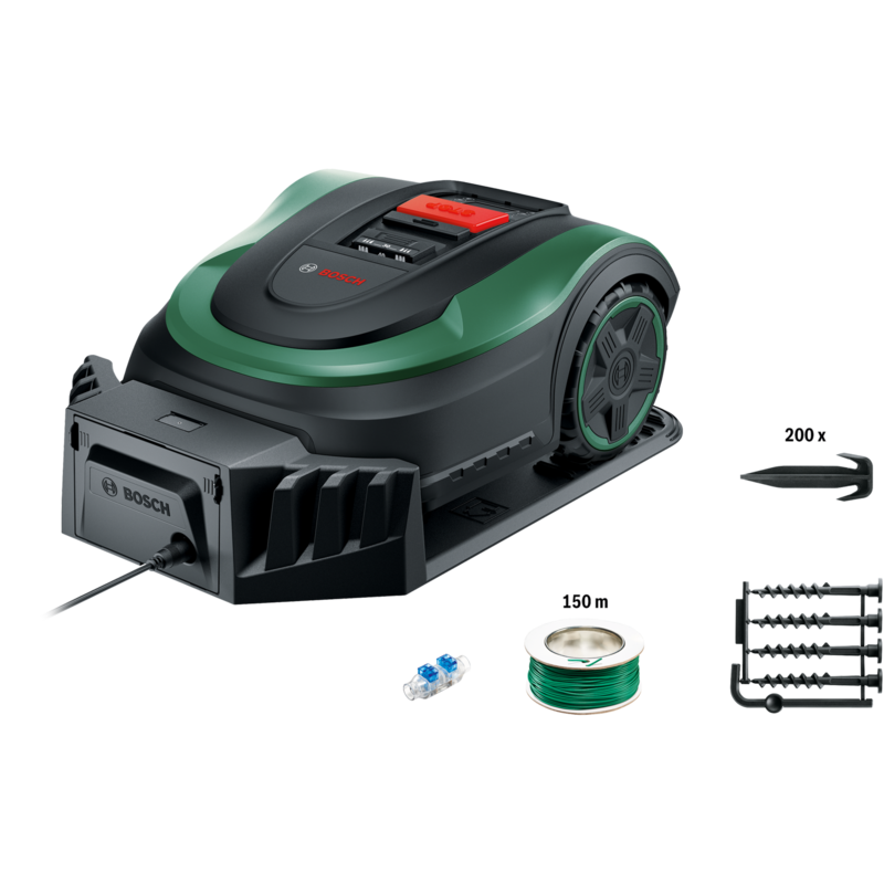 Bosch Heimwerken & Garten Mähroboter Indego S+ 500, grün/schwarz, mit