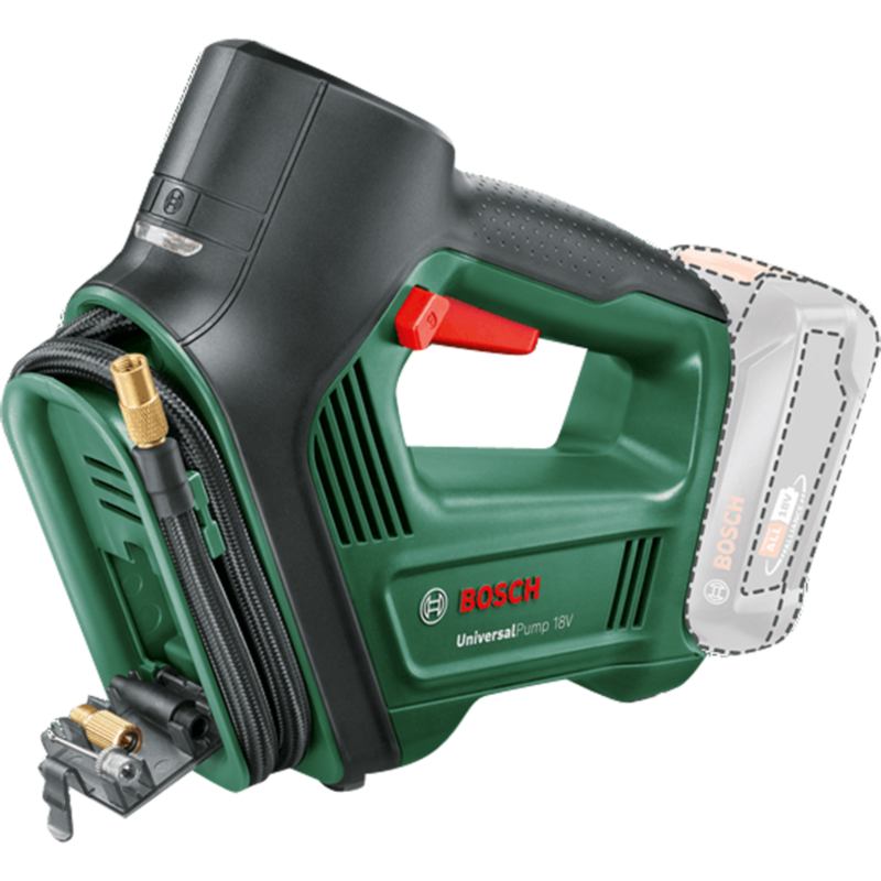 Bosch Heimwerken & Garten Akku-Luftpumpe UniversalPump 18V solo, grün/schwarz