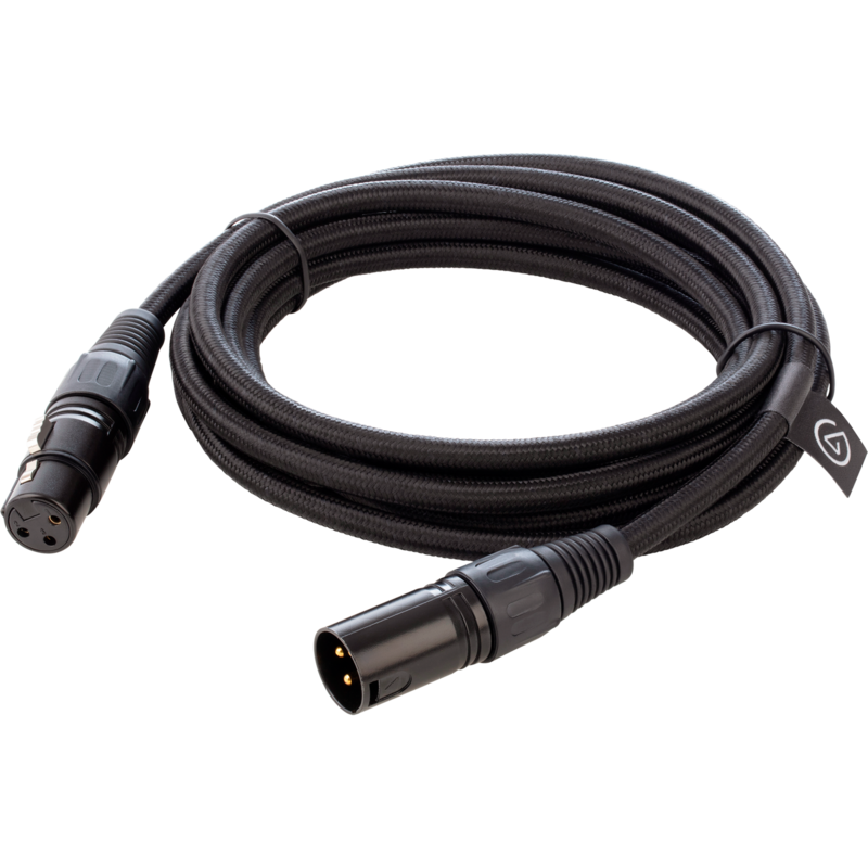 Elgato XLR Microfon Kabel, schwarz, 3 Meter