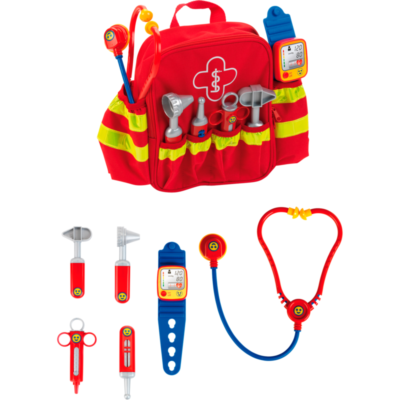 Theo Klein Rettungs-Rucksack Rollenspiel, rot