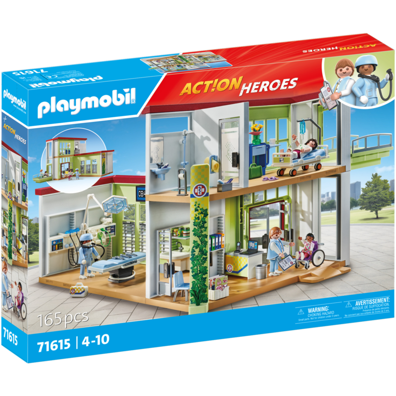 PLAYMOBIL Action Heroes Modernes Krankenhaus Konstruktionsspielzeug