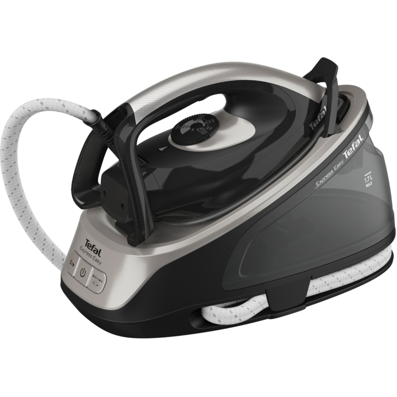 Tefal Dampfbügelstation Express Easy SV6140, schwarz/silber, 2.200 Watt