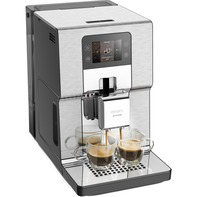 Krups Intuition Experience+ EA877D Vollautomat, edelstahl (gebürstet)