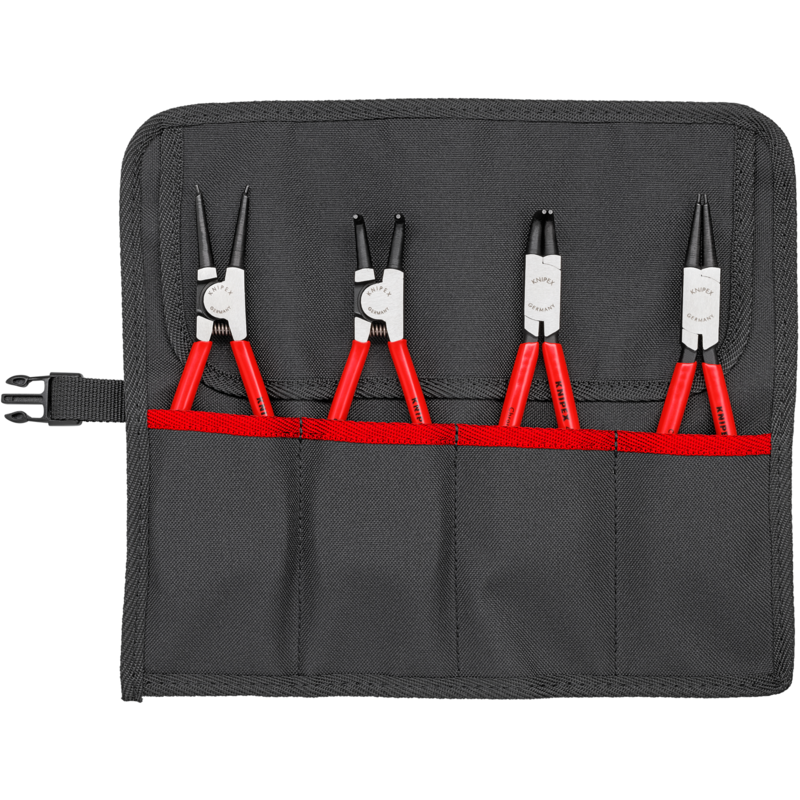 KNIPEX Sicherungsringzangen-Set 00 19 56 Zangen-Set, rot/schwarz, 4-teilig