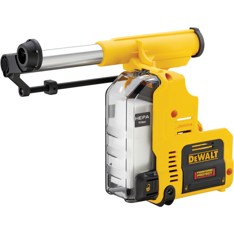 DEWALT Absaugsystem D25303DH Staubsauger-Aufsatz, gelb, für Akku-Kombihämmer
