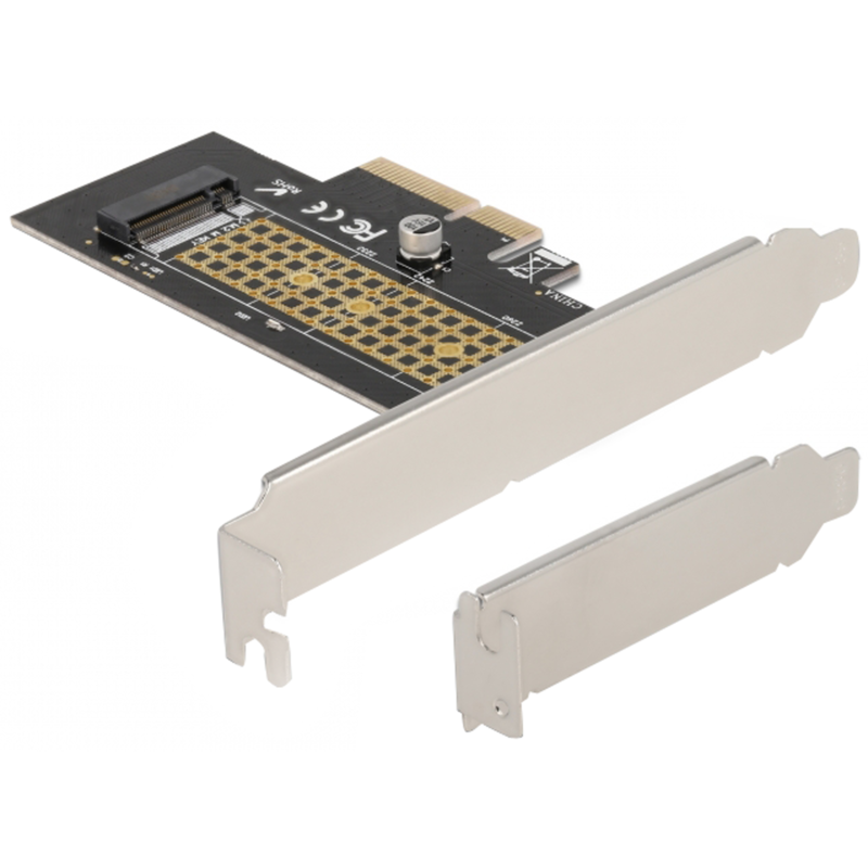 DeLOCK PCI Express x4 Karte zu 1 x intern NVMe M.2 Key M 80 mm