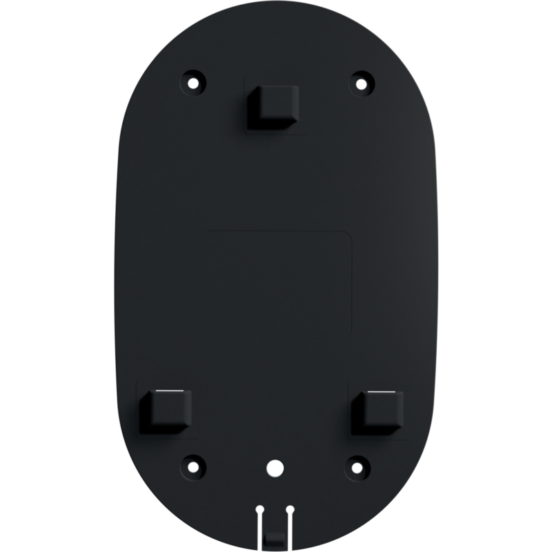 go-e Ersatz-Wandmontageplatte, für Charger Gemini flex Wandhalterung, schwarz