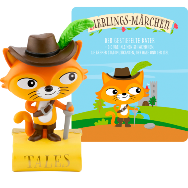 tonies Lieblings-Märchen - Der gestiefelte Kater (Relaunch) Spielfigur, Hörbuch