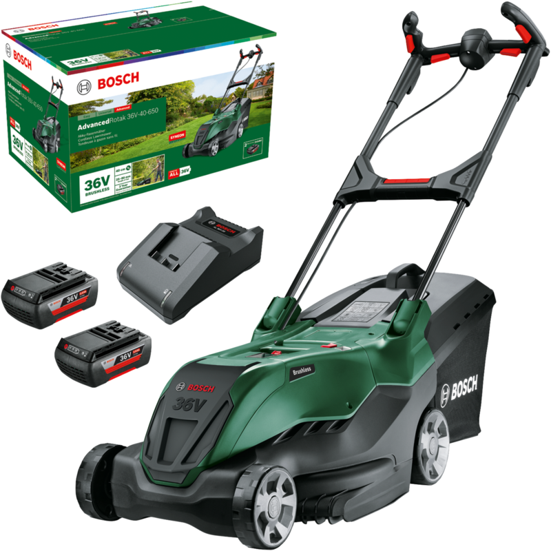 Bosch Heimwerken & Garten Akku-Rasenmäher AdvancedRotak 36V-40-650, 36Volt
