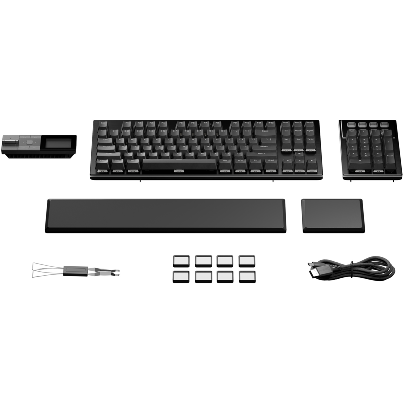 be quiet! Dark Mount Silent Tactile Gaming-Tastatur, schwarz, Gebraucht