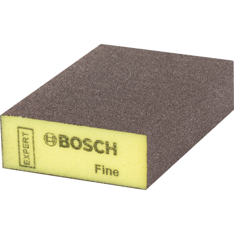 Bosch Professional Expert S471 Standard Schleifblock, fein Schleifschwamm, gelb