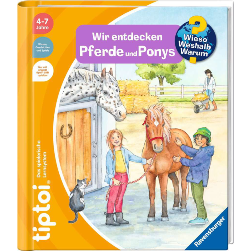 Ravensburger tiptoi Wieso? Weshalb? Warum? Wir entdecken Pferde und Ponys