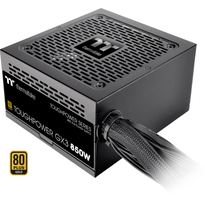 Thermaltake Toughpower GX3 850W PC-Netzteil, schwarz, 1x 12-Pin High Power GPU