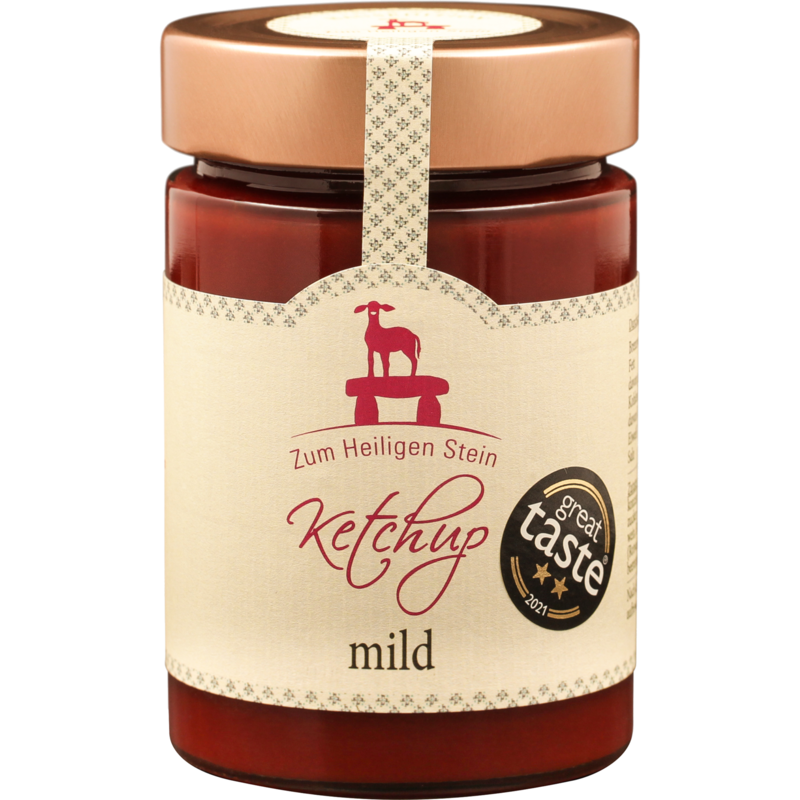 Zum Heiligen Stein Ketchup mild Sauce, 400 g