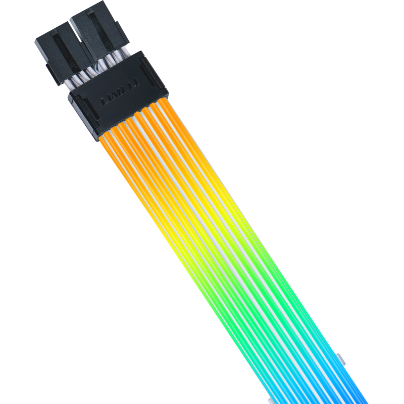 Lian Li Verlängerungskabel Strimer Wireless PW8-1W, GPU 2x6+2-Pin RGB, 34cm, Gebraucht