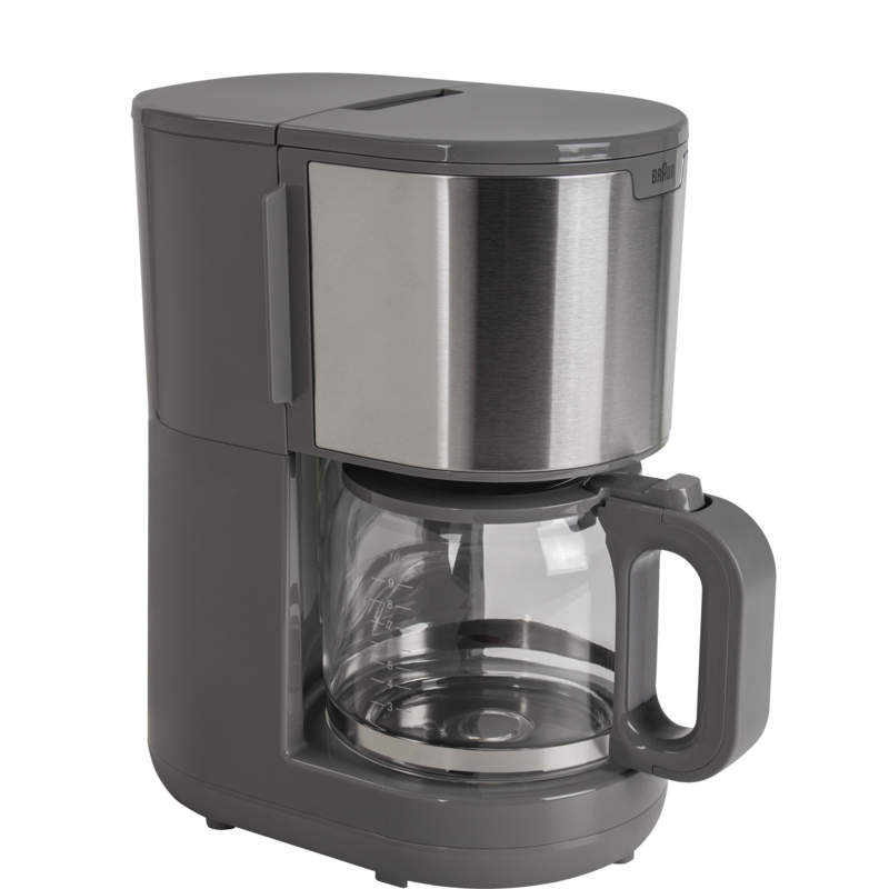 Braun PurShine KF 1500 Filtermaschine, grau/edelstahl