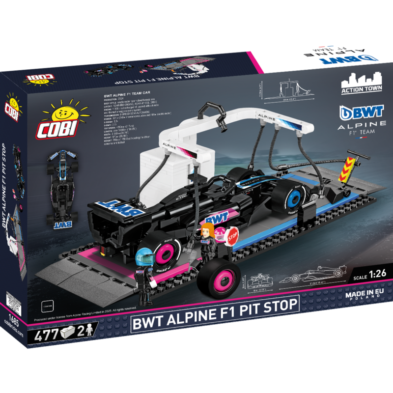 COBI BWT Alpine F1 Pit Stop Konstruktionsspielzeug