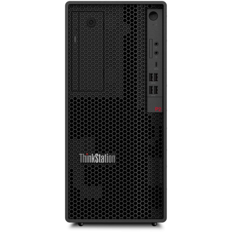 Lenovo ThinkStation P2 Tower Gen 2 (30JQ006RGE) PC-System, schwarz, Windows 11