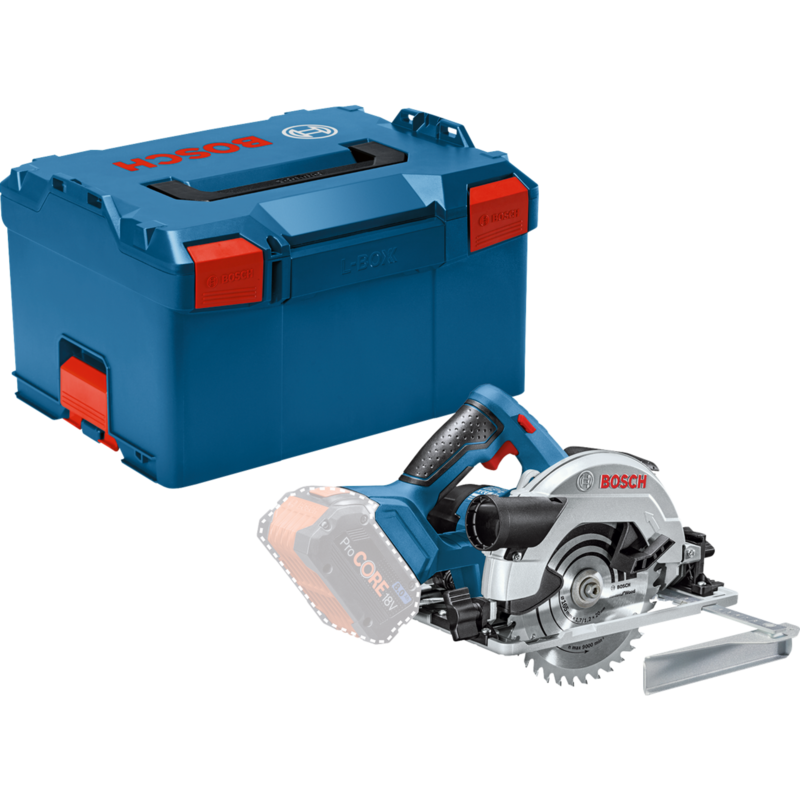 Bosch Professional Akku-Handkreissäge GKS 18V-57G Professional, blau/schwarz