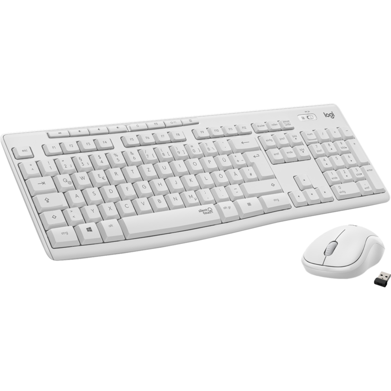 Logitech MK295 Desktop-Set, weiß