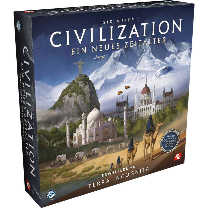 Asmodee Civilization: Ein neues Zeitalter - Terra Incognita Brettspiel