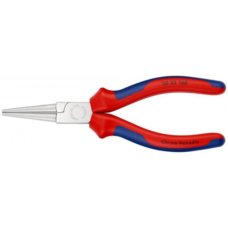 KNIPEX Rundzange (Langbeckzange) 30 35 160 Zange, rot/blau, Länge 160mm