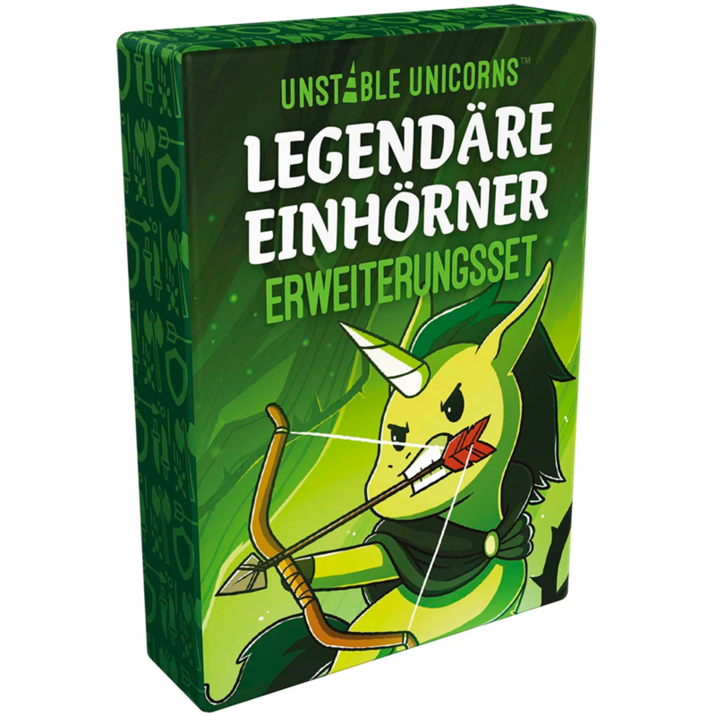 Asmodee Unstable Unicorns - Legendäre Einhörner Kartenspiel, Erweiterung