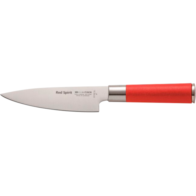 DICK Red Spirit Kochmesser, 15cm Messer, rot/silber