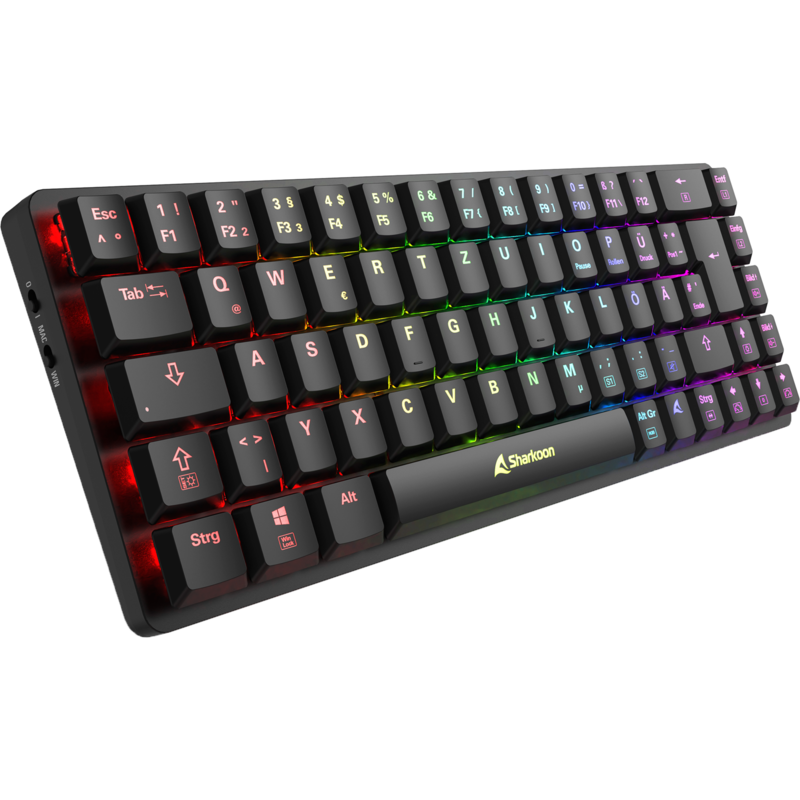 Sharkoon PureWriter W65 Tastatur, schwarz