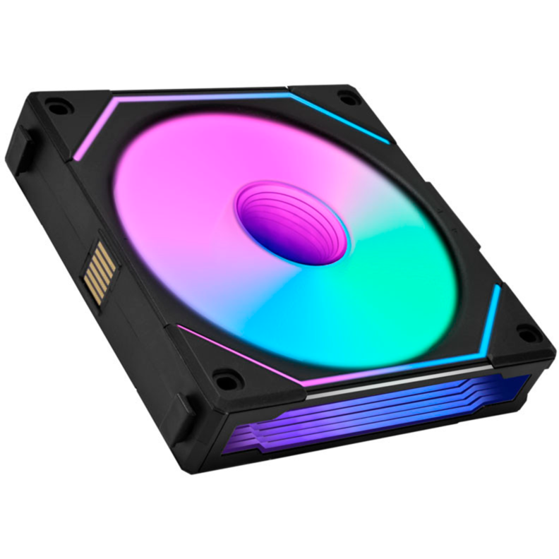 Lian Li UNI FAN SL-INF 120 Gehäuselüfter, schwarz, Reverse Blade