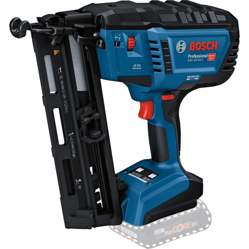 Bosch Professional Akku-Holznagler GNH 18V-64-2 Professional solo, 18Volt