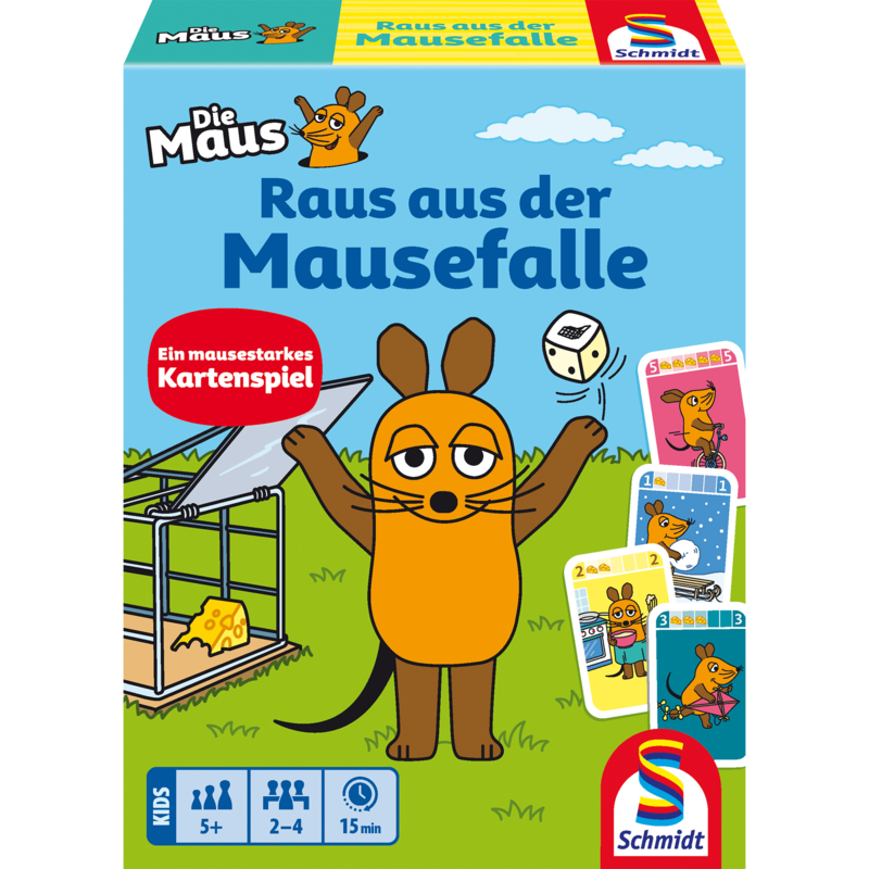 Schmidt Spiele Raus aus der Mausefalle Kartenspiel